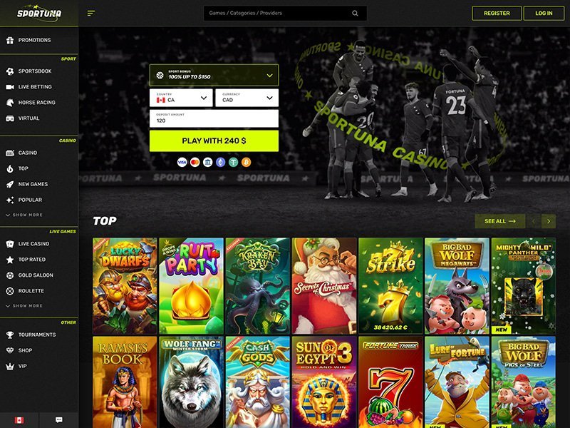 Overview of sportuna casino app